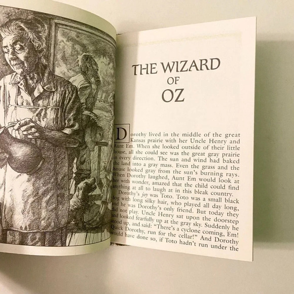 Vintage 1991 The Wizard of Oz Illustrated By Greg Hildebrandt L Frank Baum - Picture 9 of 16